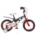 Велосипед дитячий 2-х кол. 14д. PROF1 LMG14201 Infinity (black/red)
